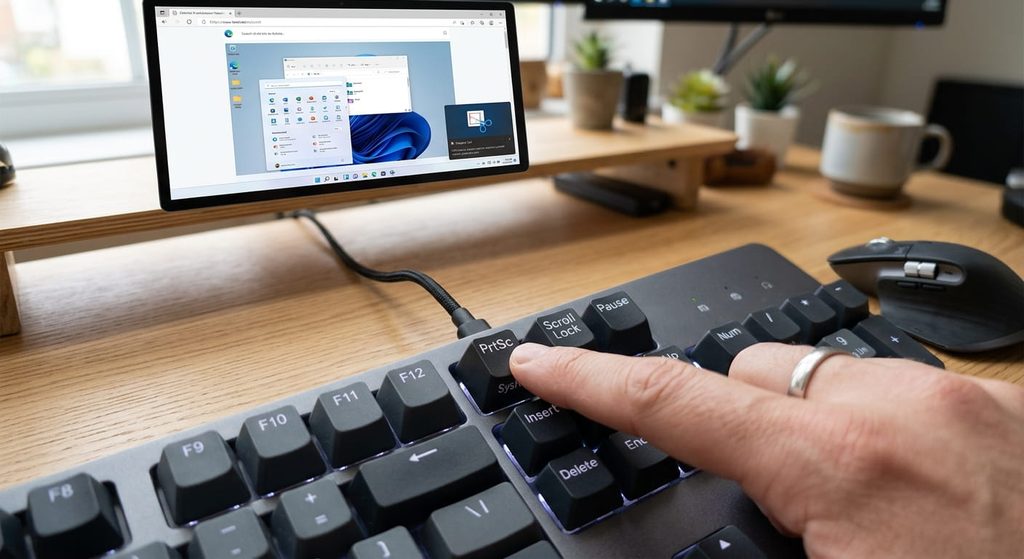 Use the Print Screen Key