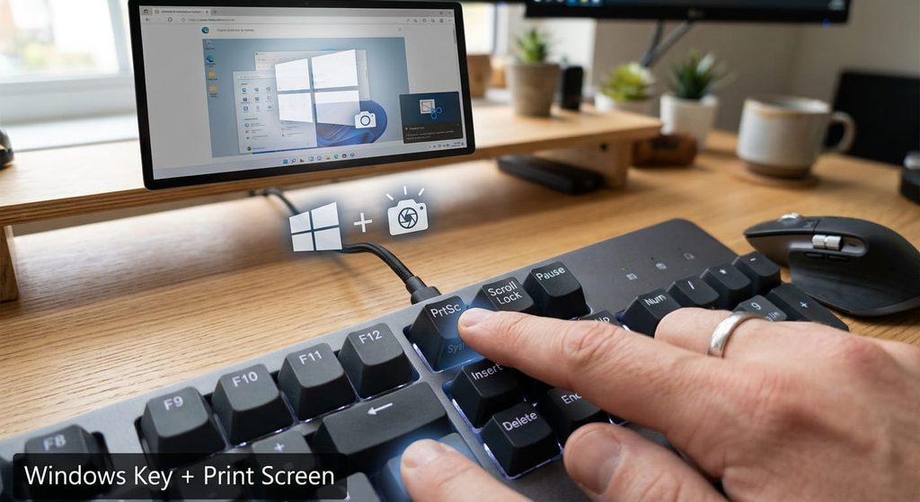 Windows Key + Print Screen