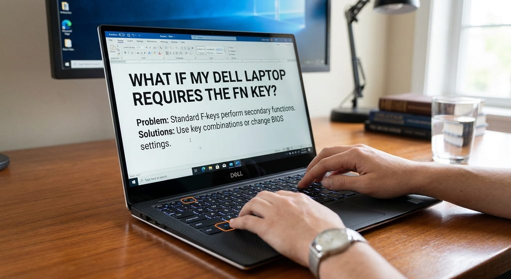What If My Dell Laptop Requires the Fn Key?