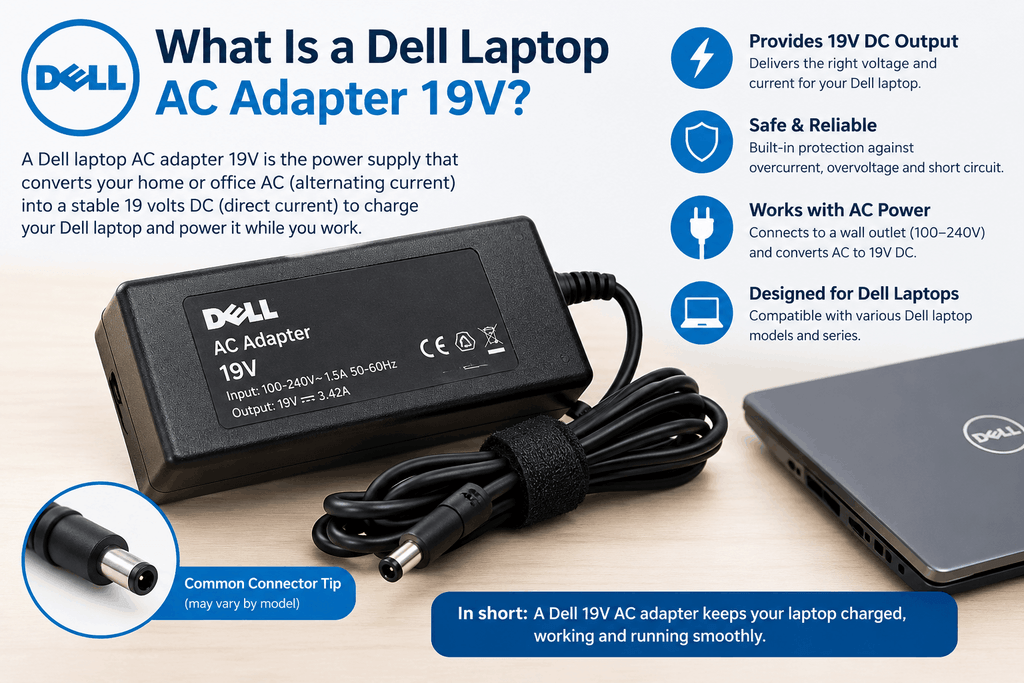 What Is a Dell Laptop AC Adapter 19V?